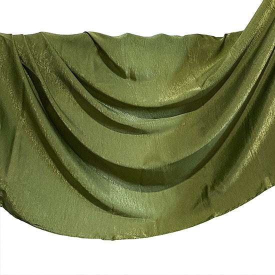 Glam Olive Green Velvet Hijab