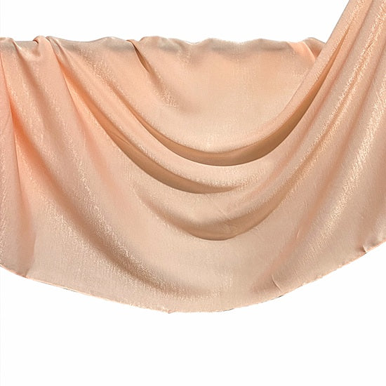 Glam Apricot Velvet Hijab