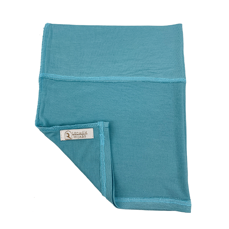 Turquoise Jersey Wide Front Undercap