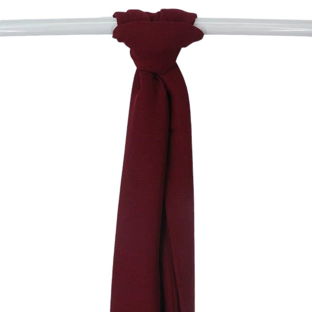 Maroon Bamboo Woven Modal