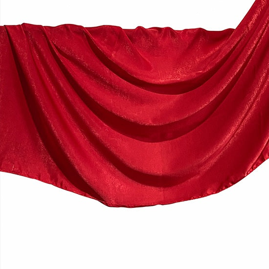 Glam Rose Red Velvet Hijab