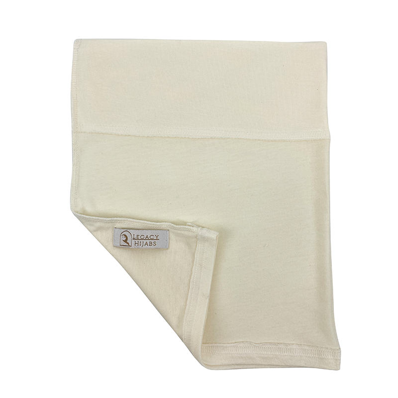 Cream Jersey Wide Front Undercap