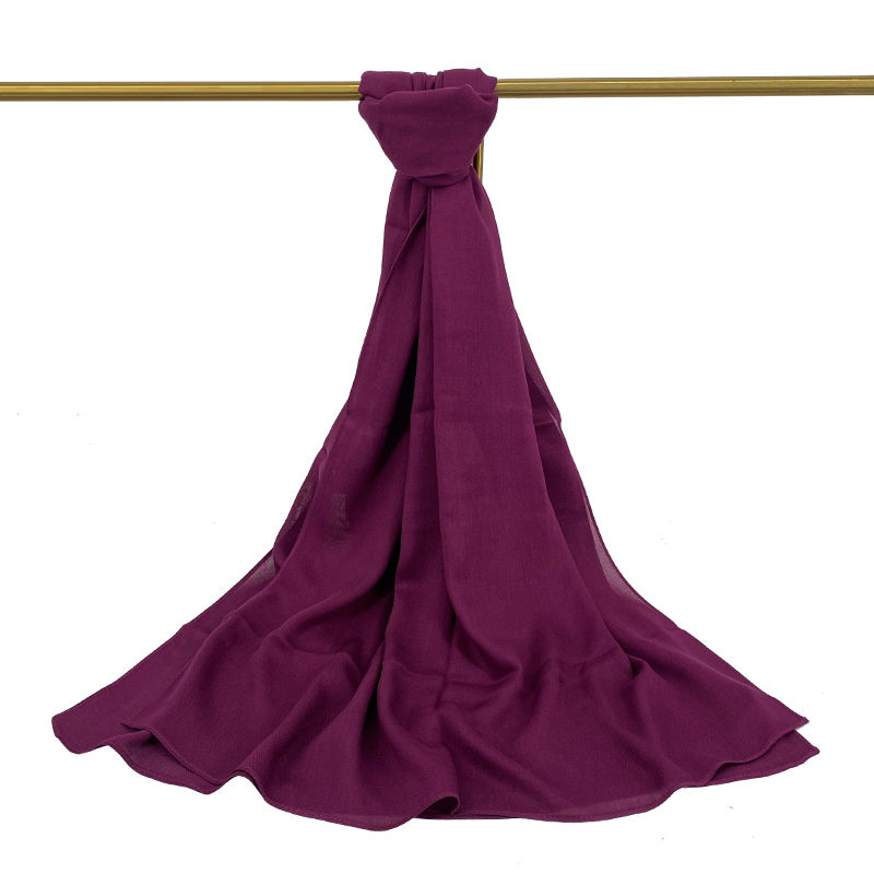 Plum Purple Bamboo Woven Modal