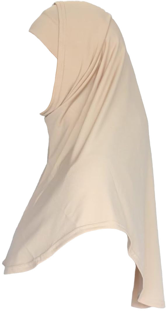 Beige Amira Jersey 2PC Hijab Set