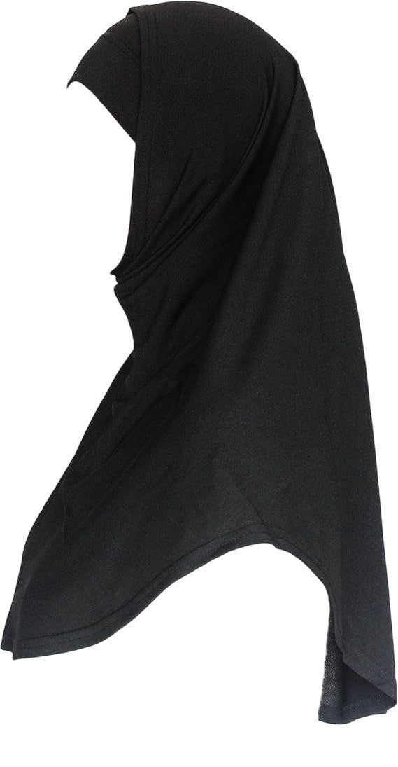 Black Amira Jersey 2PC Hijab Set