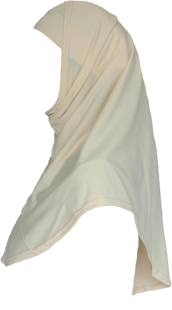 Cream Amira Jersey 2PC Hijab Set