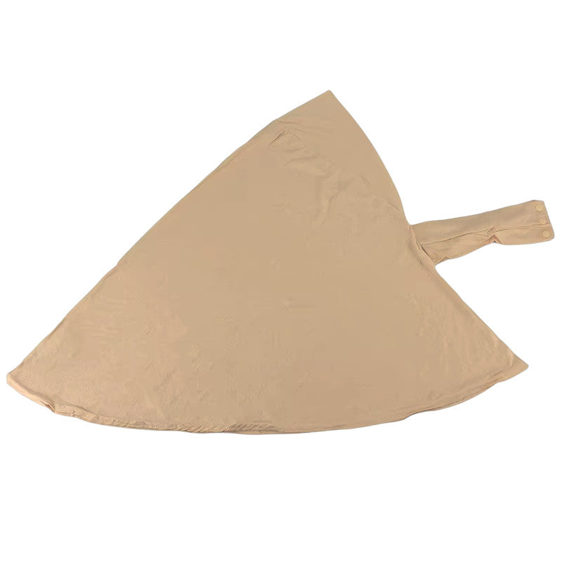 Nude Instant Jersey Hijab w/Clip