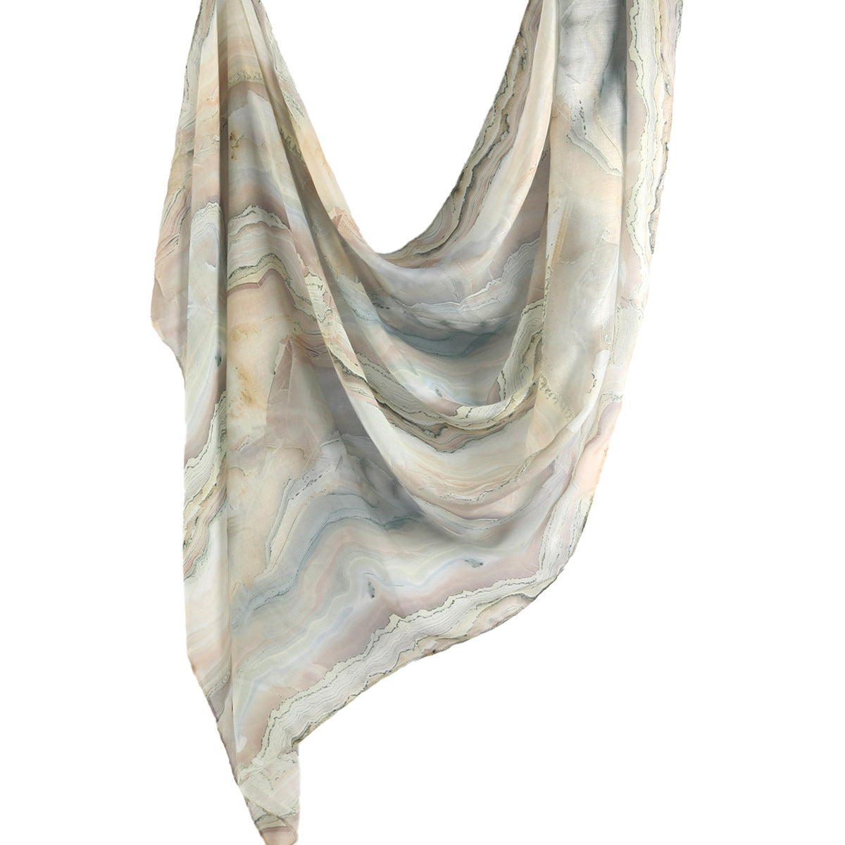 Marble Breathable Print Hijab