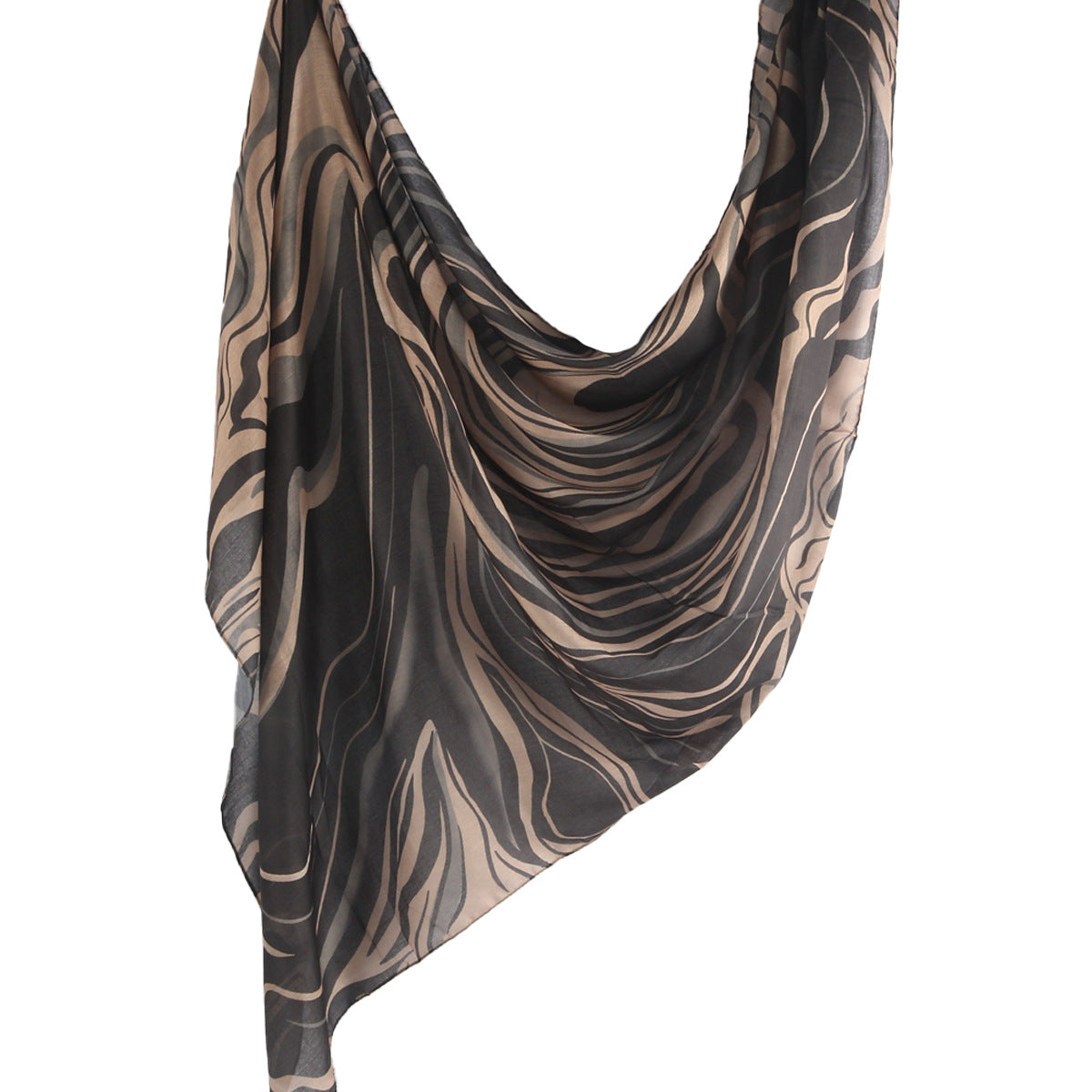 Darkness Breathable Print Hijab