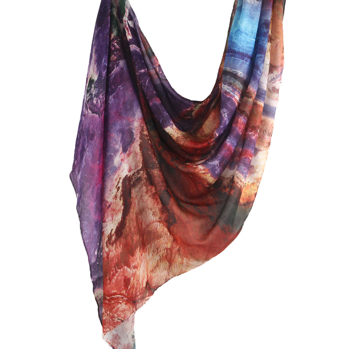 Cavern Cave Breathable Print Hijab