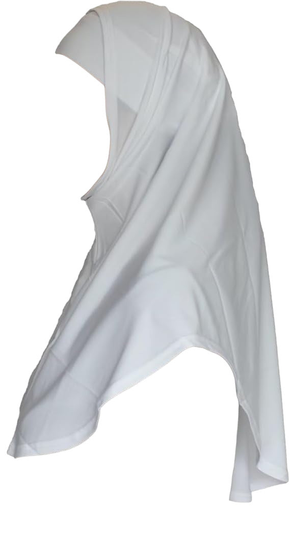 White Amira Jersey 2PC Hijab Set