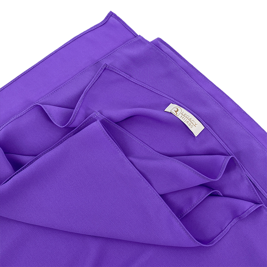 Purple Top Quality Chiffon