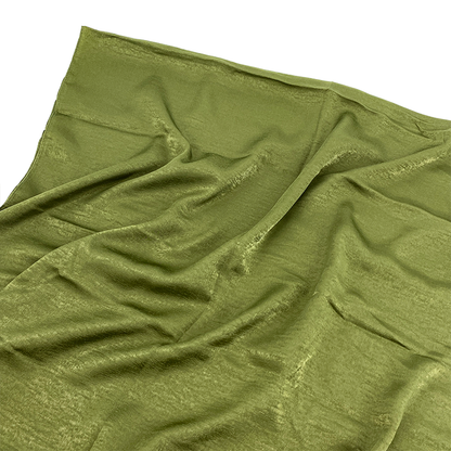 Glam Olive Green Velvet Hijab