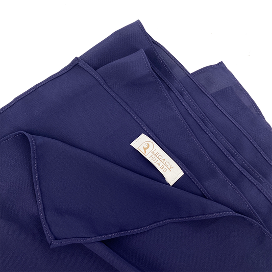 Indigo Top Quality Chiffon