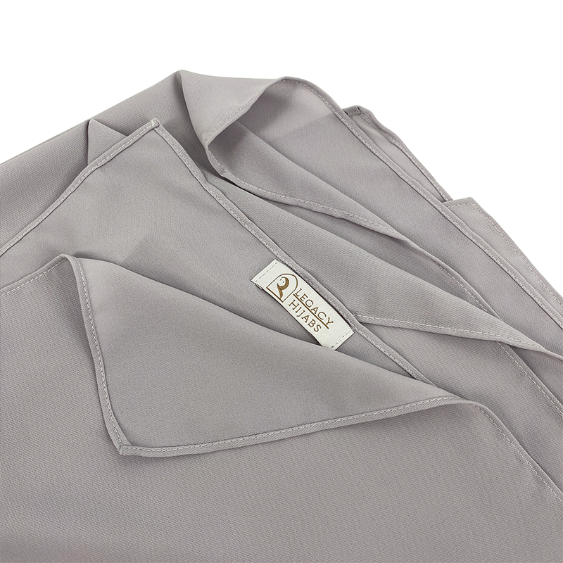 Light Grey Top Quality Chiffon