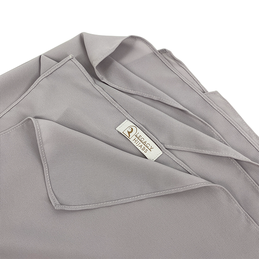Light Grey Top Quality Chiffon