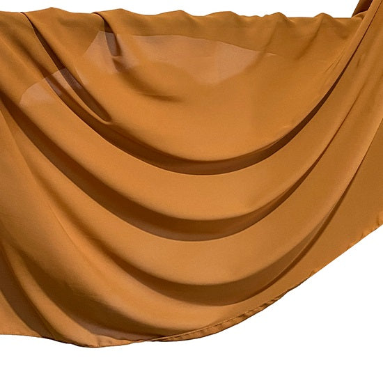 Honey Brown Top Quality Chiffon