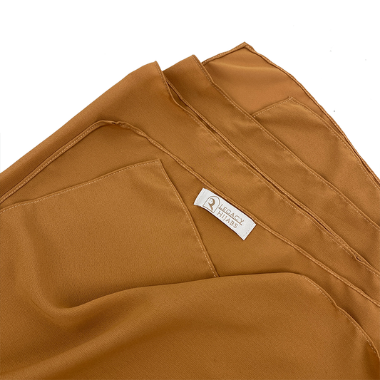 Honey Brown Top Quality Chiffon