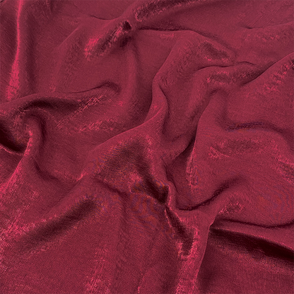 Glam Maroon Velvet Satin Hijab