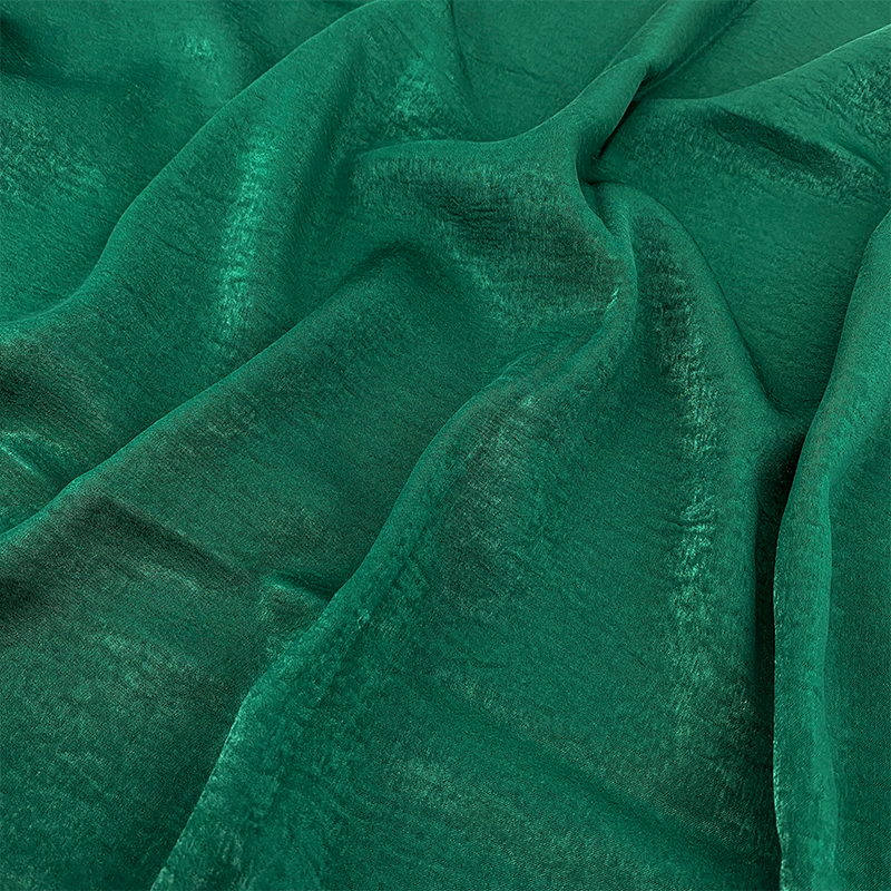 Glam Emerald Velvet Satin Hijab