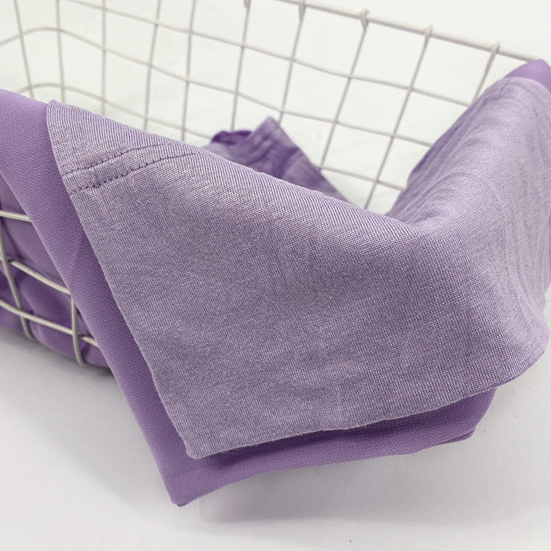 Lilac Top Quality Chiffon & Undercap Set