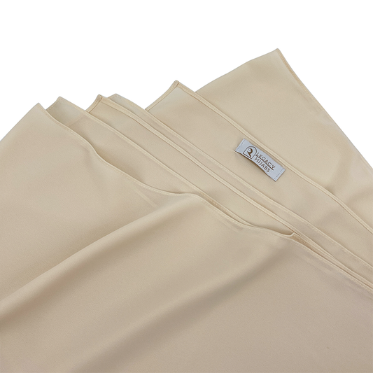 Beige Top Quality Chiffon