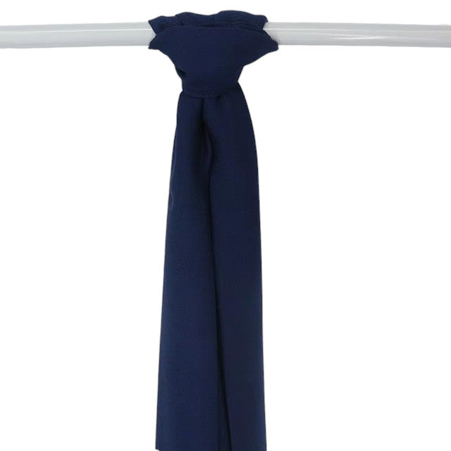 Navy Bamboo Woven Modal