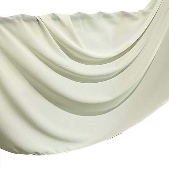 Cream Top Quality Chiffon