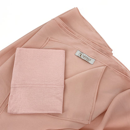 Blush Pink Top Quality Chiffon & Undercap Set