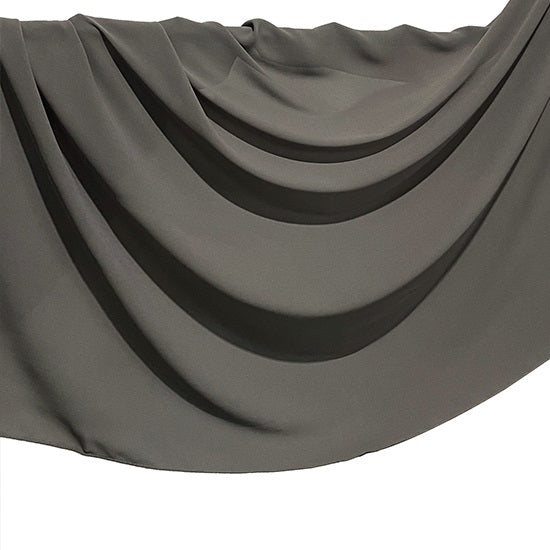 Stone Grey Top Quality Chiffon