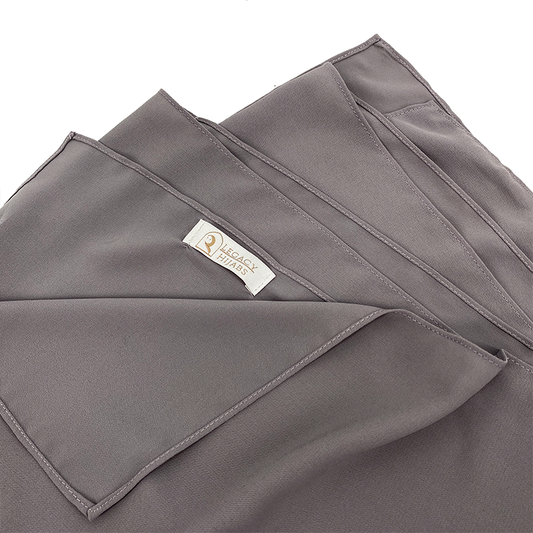 Grey Top Quality Chiffon