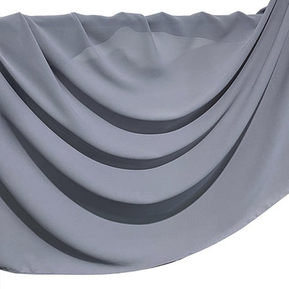 Dark Grey Top Quality Chiffon