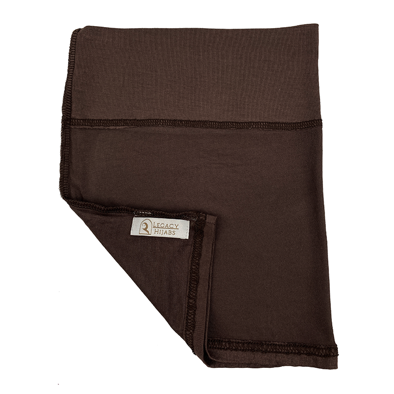 Cocoa Brown Jersey Wide Front Undercap