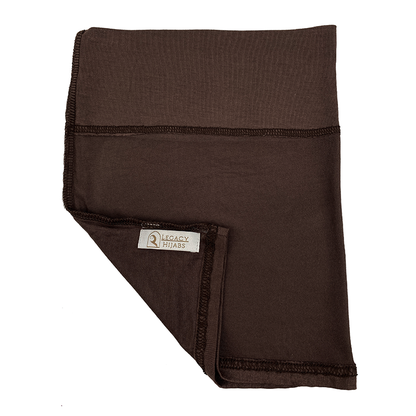 Cocoa Brown Jersey Wide Front Undercap