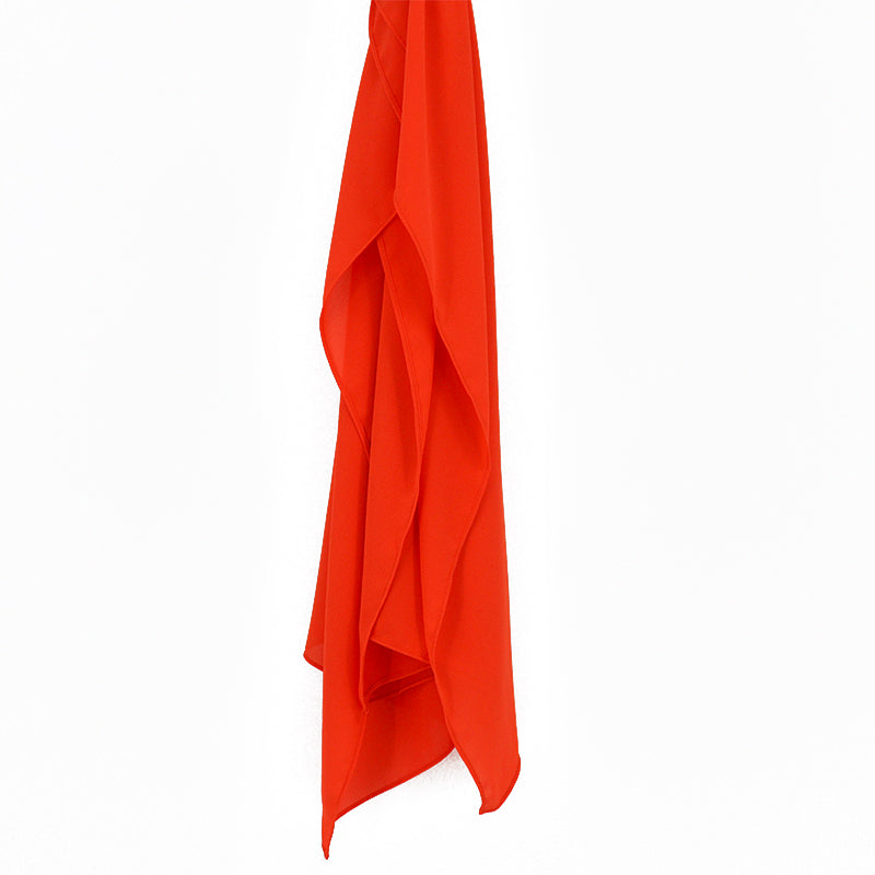 Orange Top Quality Chiffon