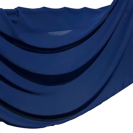 Navy Top Quality Chiffon
