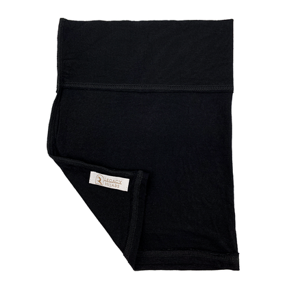 Black Jersey Wide Front Undercap