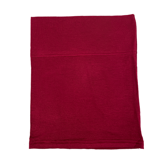 Wine Red Jersey Wide Front Undercap