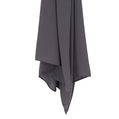 Stone Grey Top Quality Chiffon