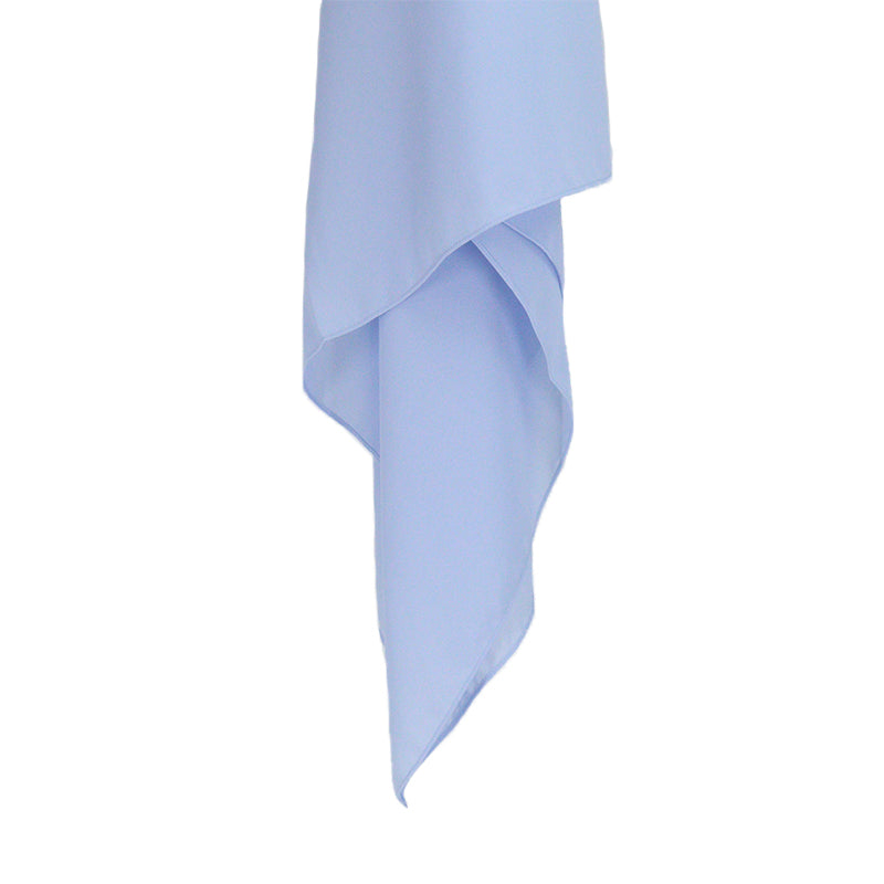 Sky Blue Top Quality Chiffon