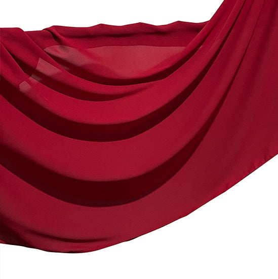 Red Rose Top Quality Chiffon