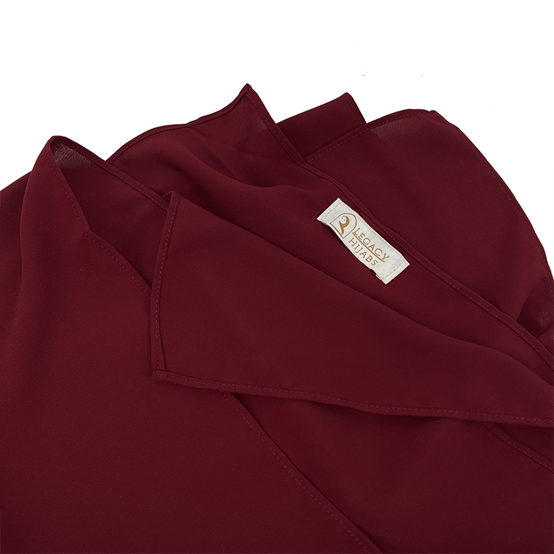Maroon Top Quality Chiffon