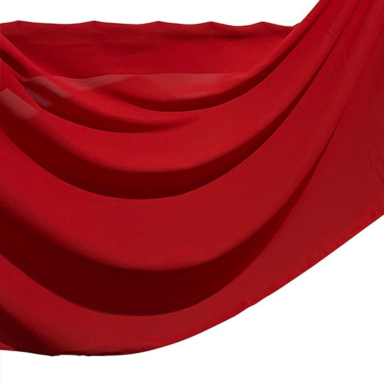 Wine Red Top Quality Chiffon