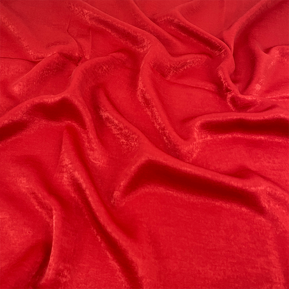 Glam Rose Red Velvet Hijab