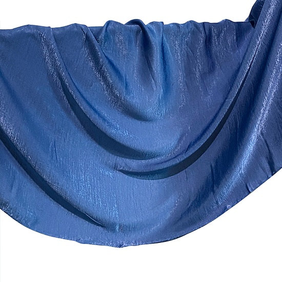 Glam Denim Velvet Hijab