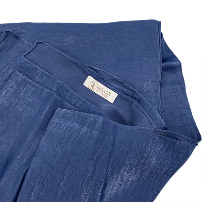 Glam Denim Velvet Hijab