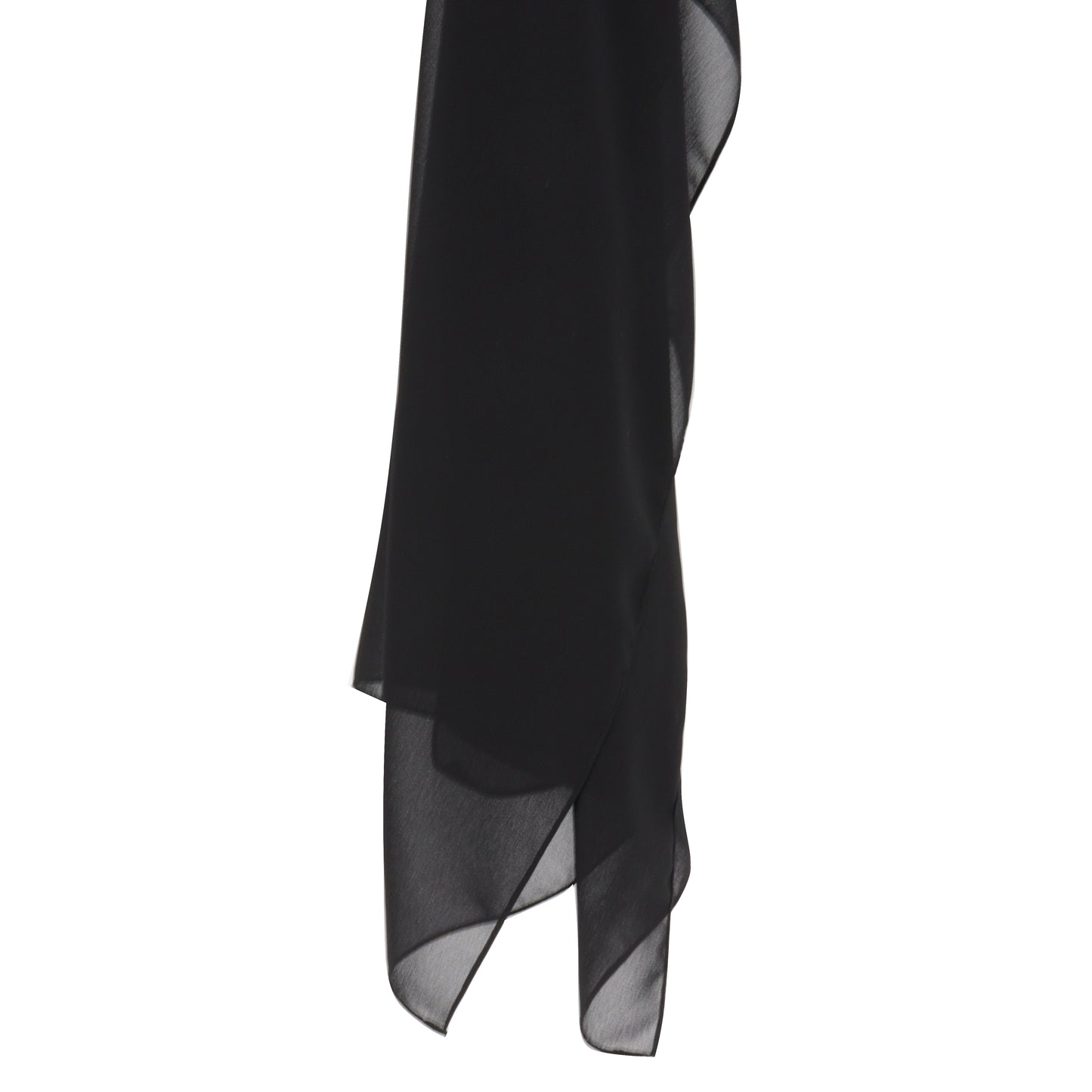 Black Top Quality Chiffon