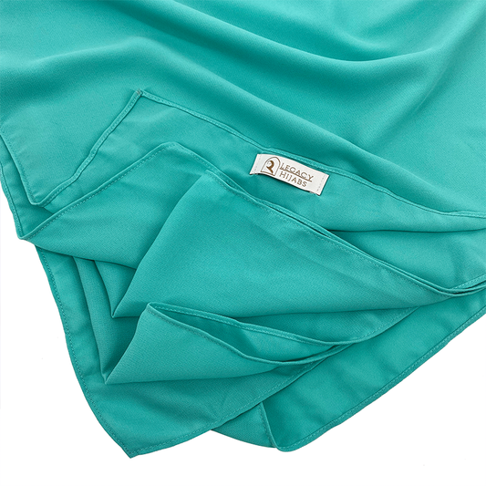 Turquoise Top Quality Chiffon