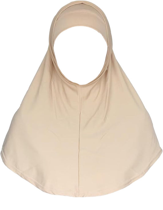 Beige Amira Jersey 2PC Hijab Set