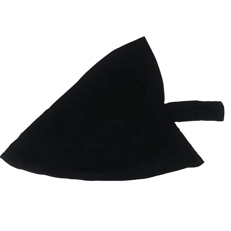 Black Instant Jersey Hijab w/Clip